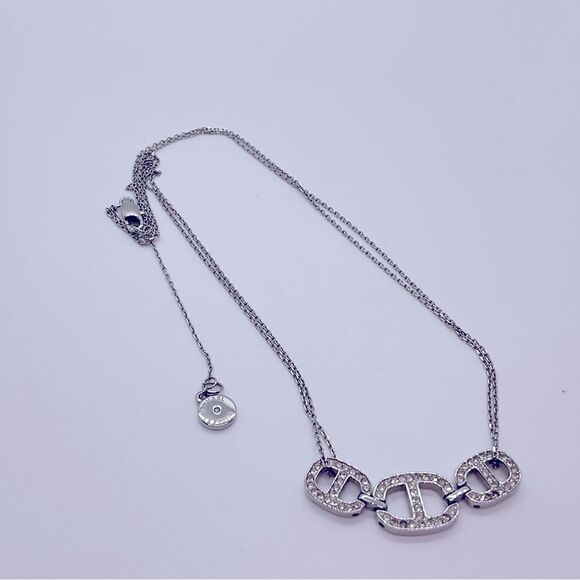 Michael Kors Maritime Pave Double Strand Necklace - Picture 1 of 3
